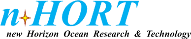 次世代海洋調査株式会社 new Horizon Ocean Research ＆ Technology Co.,Ltd. Logo